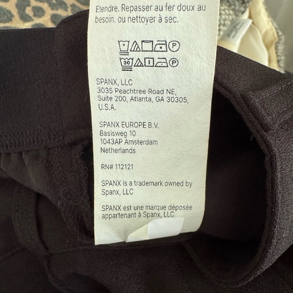 Spanx SMALL-TALL Carefree Crepe Straight Leg Touser Pants Small Tall - Picture 14 of 16